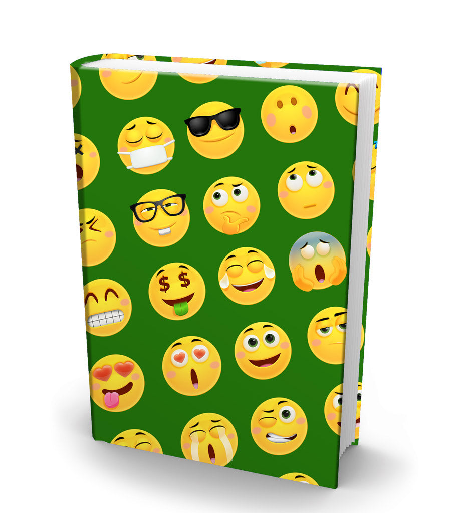 Book Sox Emoji Stretchable Fabric Book Cover - 4 Piece Bundle