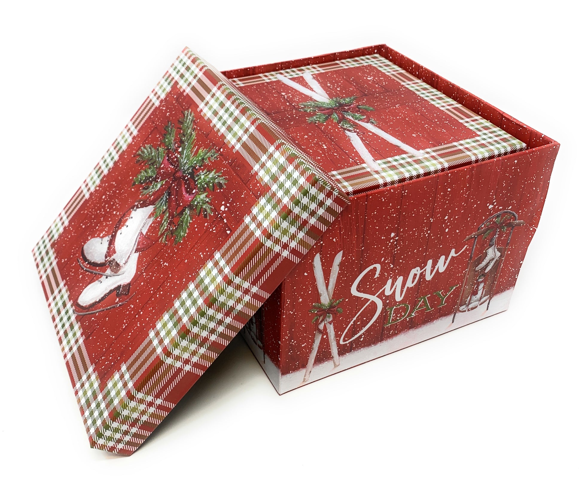 6 Heavyweight Nested Christmas Gift Boxes (Ice Skates) – The ...